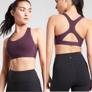 Athleta Purple Ultimate Air Bra Super Sonic
